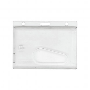 Transparant hard plastic Badge Holder (100 pcs)
