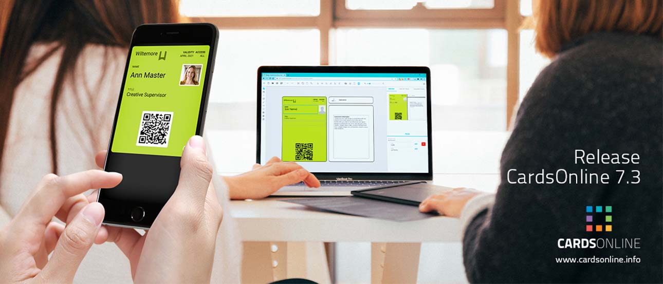 CardsOnline 7.3 Release, upgrade Card Designer & Wallet Pass integration